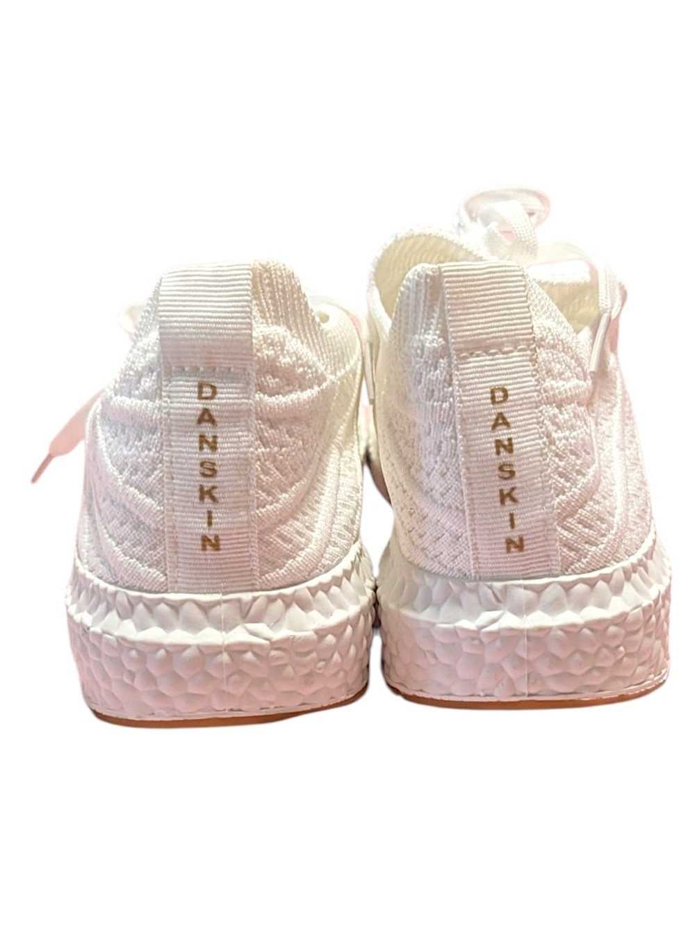 Danskin White Knit Slip-on Athletic Sneakers Women's - Picture 4 of 10